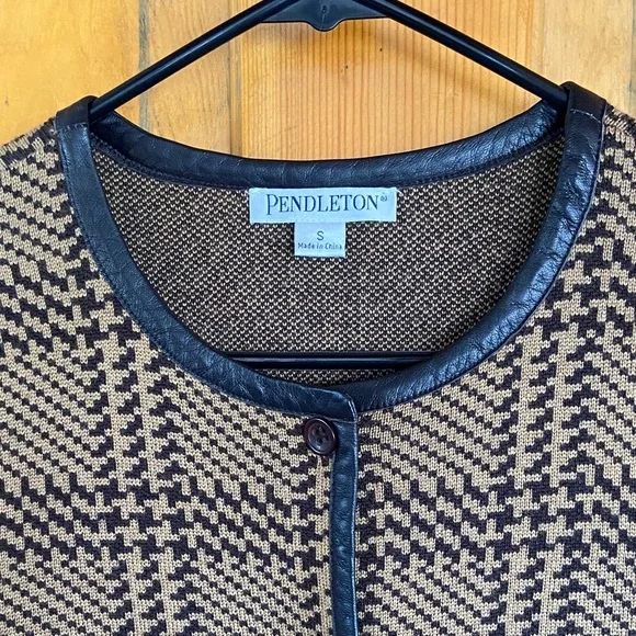 Pendleton Tan and Black Checkered Blazer - Picture 2 of 5